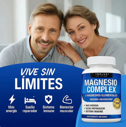 Magnesio Suplemento 8 Elemental 1000mg