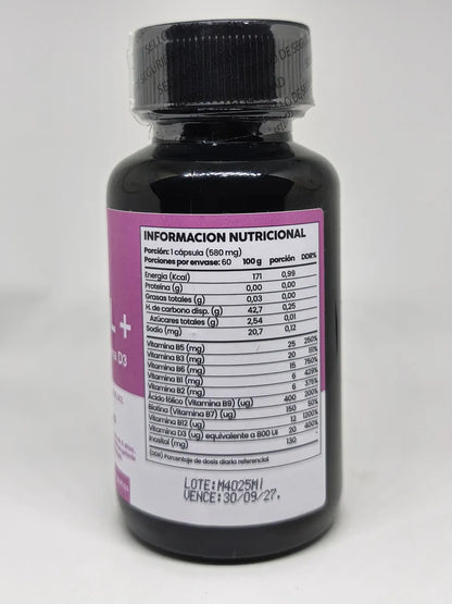 OvaHarmony™ – Inositol para bienestar femenino integral. 60 caps.