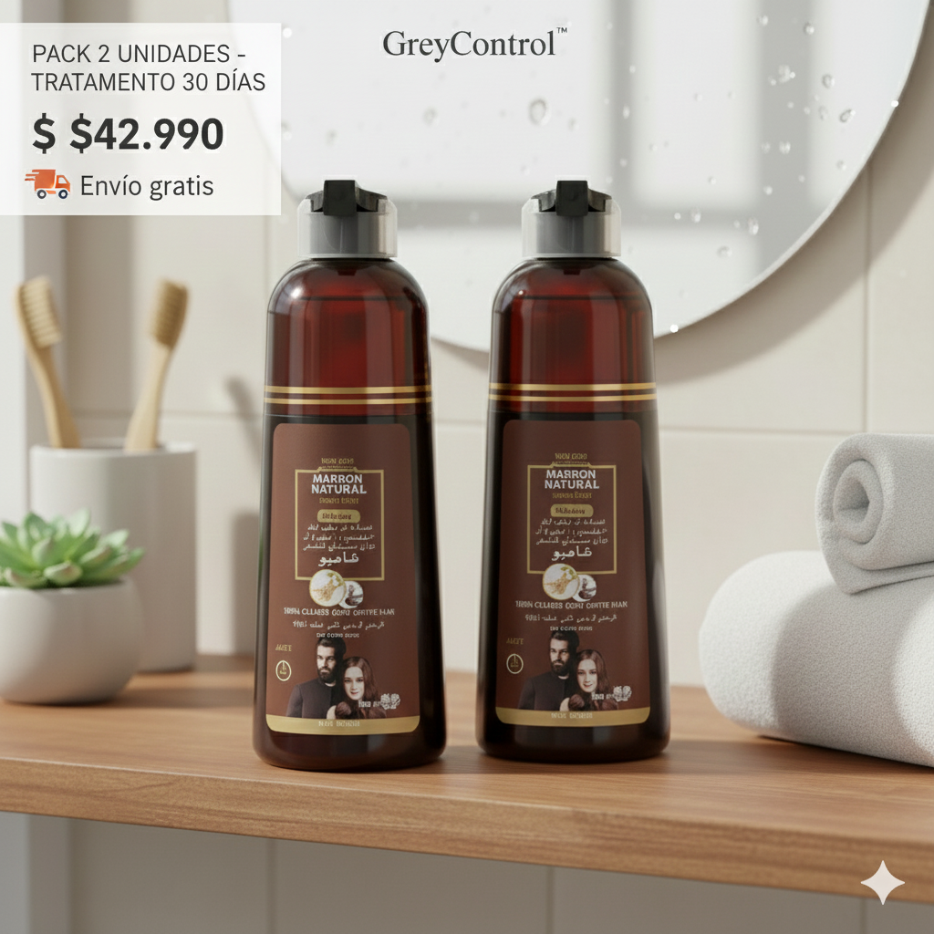 GreyControl™ – Shampoo Tratamiento Capilar de Uso Progresivo