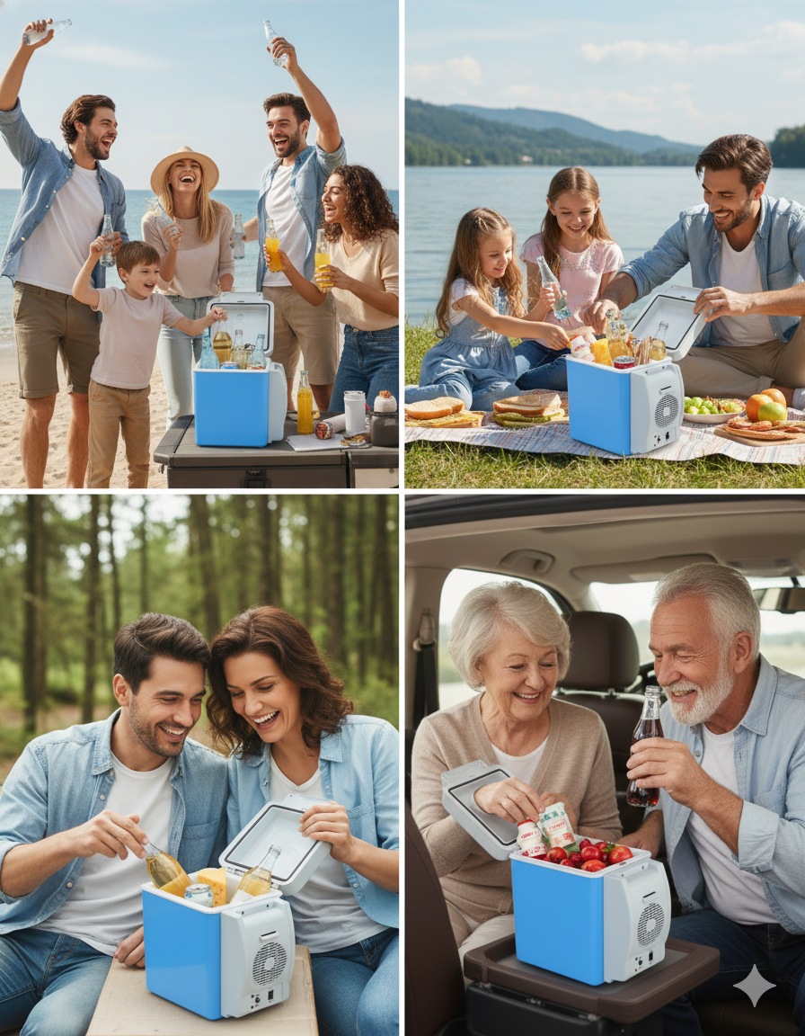 FrostGo™ X20 – Cooler Portátil para Auto y Viajes