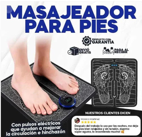 🔥Masajeador De Pies Electrico Portatil 🦶